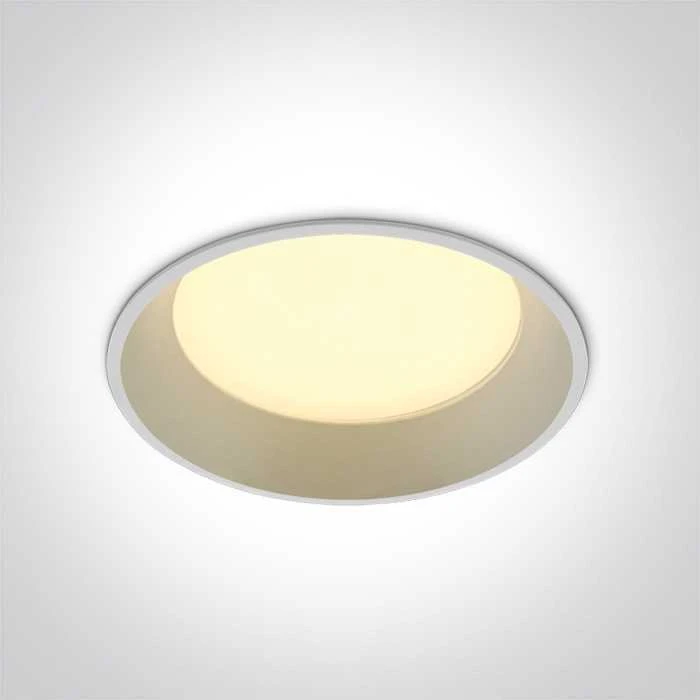 22W LED įleidžiamas šviestuvas, baltas, 3000/4000/5000K, 10122D/W/V