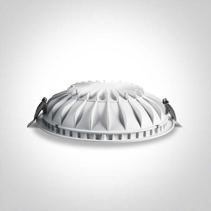 22W LED įleidžiamas šviestuvas, baltas, 4000K, 10122FD/W/C
