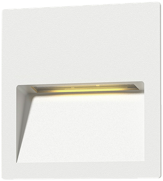 2,2W LED įleidžiamo montavimo sieninis šviestuvas NASHIRA, baltas, 2200/2700/3200/4000K, IP65, E2062071B
