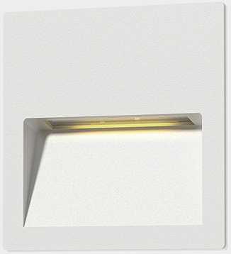2,2W LED įleidžiamo montavimo sieninis šviestuvas NASHIRA, baltas, 2200/2700/3200/4000K, IP65, E2062071B