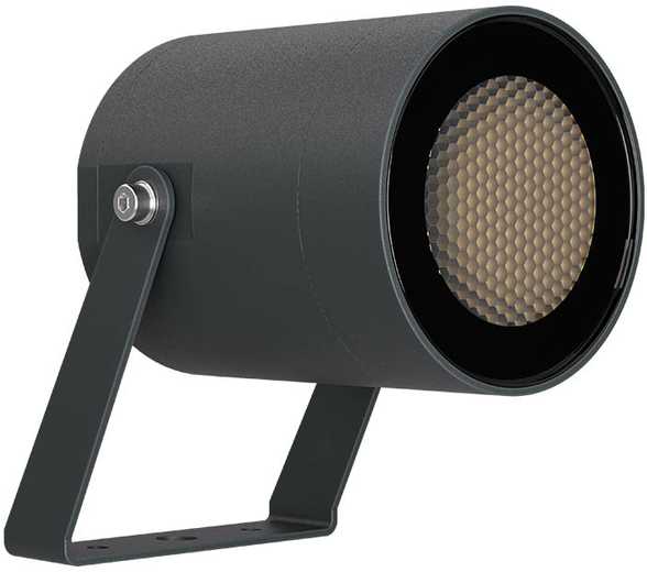 22W LED įsmeigiamas lauko šviestuvas - prožektorius XROCK, tamsiai pilkas, 2700K, dimeriuojamas, IP65, RK15UWW DG
