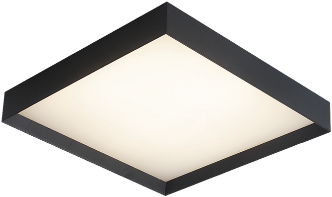 22W LED lubinis šviestuvas MUNICH, juodas, 2700/3000/4000K, dimeriuojamas, P3759072NDT