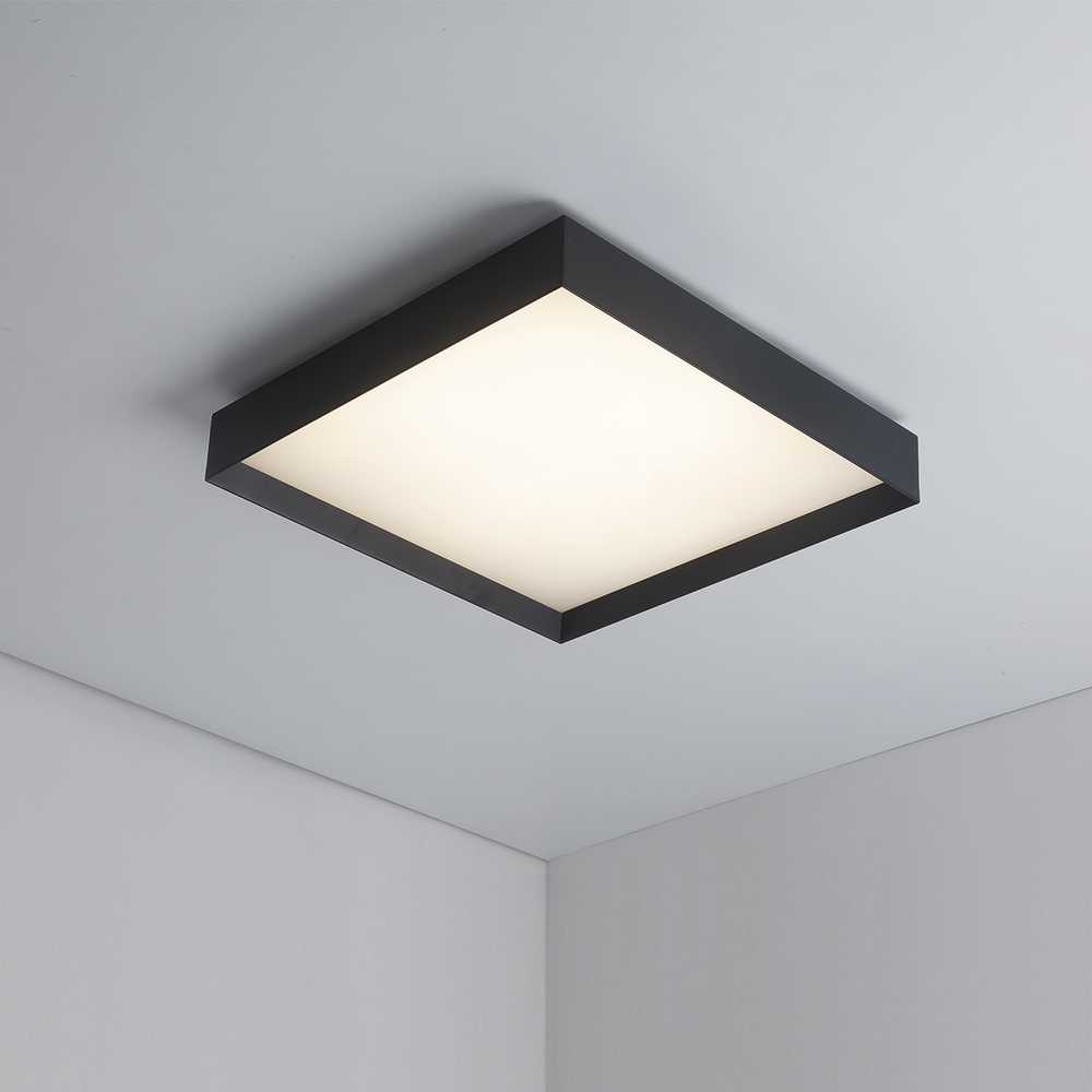 22W LED lubinis šviestuvas MUNICH, juodas, 2700/3000/4000K, dimeriuojamas, P3759072NDT
