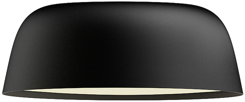 22W LED lubinis šviestuvas OSLO, juodas, 2700/3000/4000K, dimeriuojamas, P3999070NDP