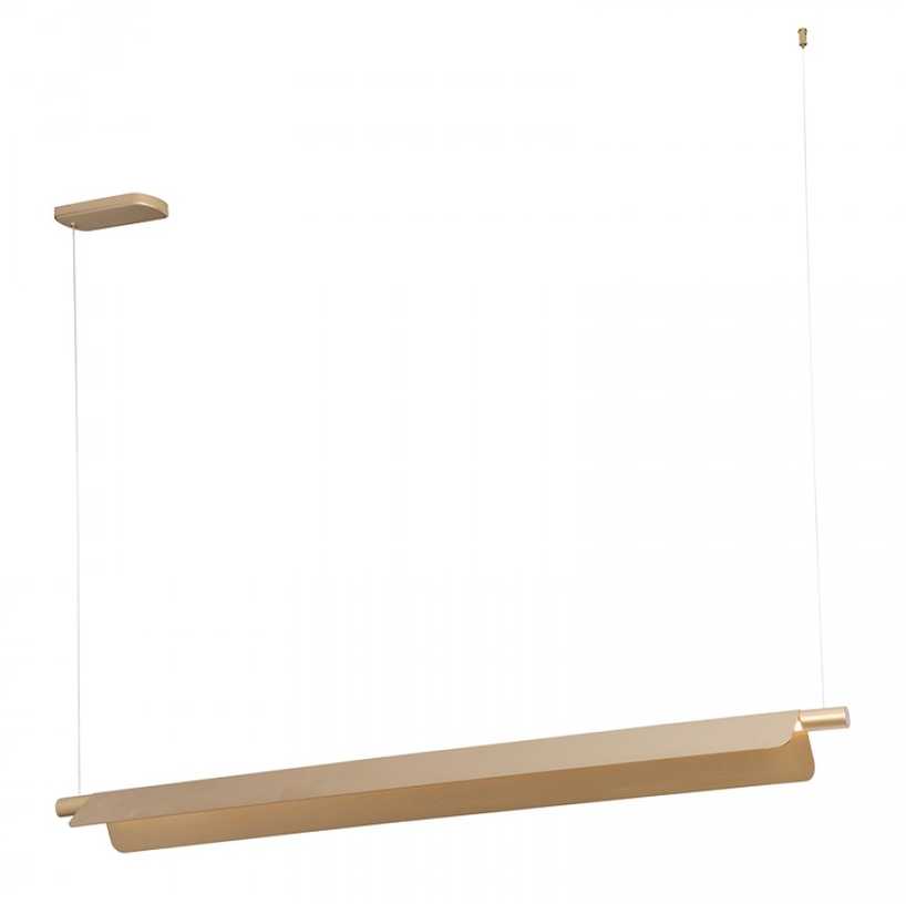 22W LED pakabinamas šviestuvas, šlifuoto aukso sp., 3000/4000/5700K, dimeriuojamas, 25191