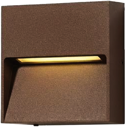 2,2W LED sieninis fasado šviestuvas NASHIRA, rūdžių sp., 2200/2700/3200/4000K, IP65, A2062071M
