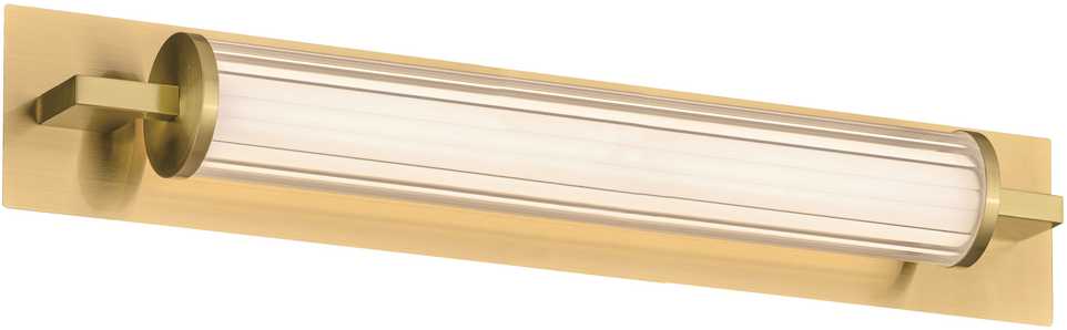 22W LED sieninis šviestuvas FRIDA, skaidrus/aukso sp., 3000K, 4277900
