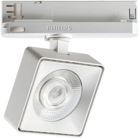 22W LED šviestuvas į 3 fazių bėgelį POV, baltas, 3000K, 296364