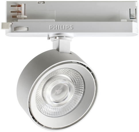 22W LED šviestuvas į 3 fazių bėgelį POV, baltas, 3000K, 296340