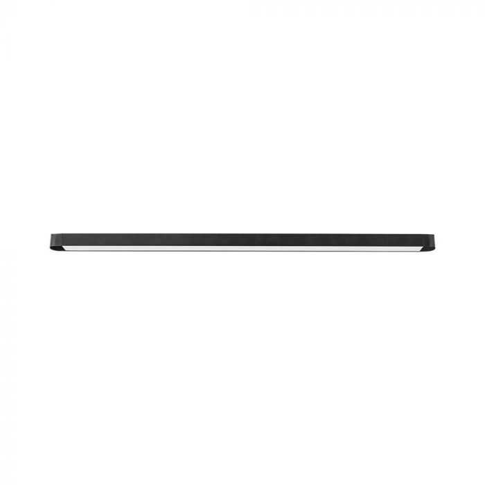 V-tac 22W LED šviestuvas į magnetinius bėgelius ULTRA THIN, juodas, 3000K