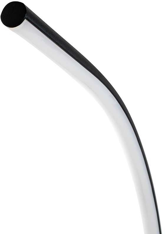 22W LED toršeras FACE FLOOR, juodas, 3000K