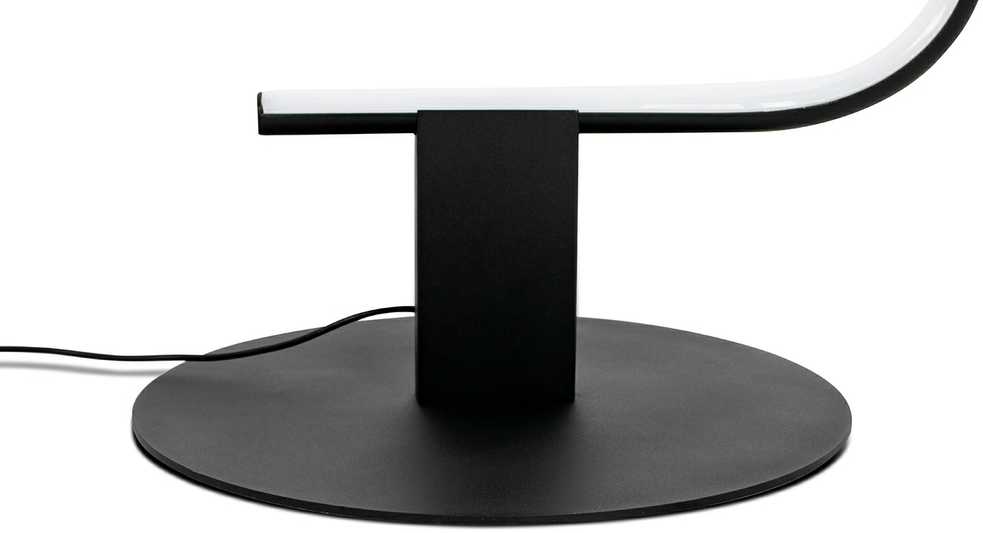 22W LED toršeras FACE FLOOR, juodas, 3000K