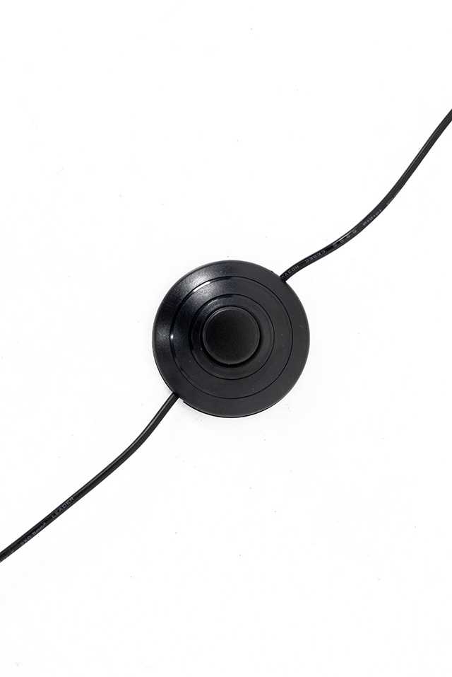 22W LED toršeras FACE FLOOR, juodas, 3000K