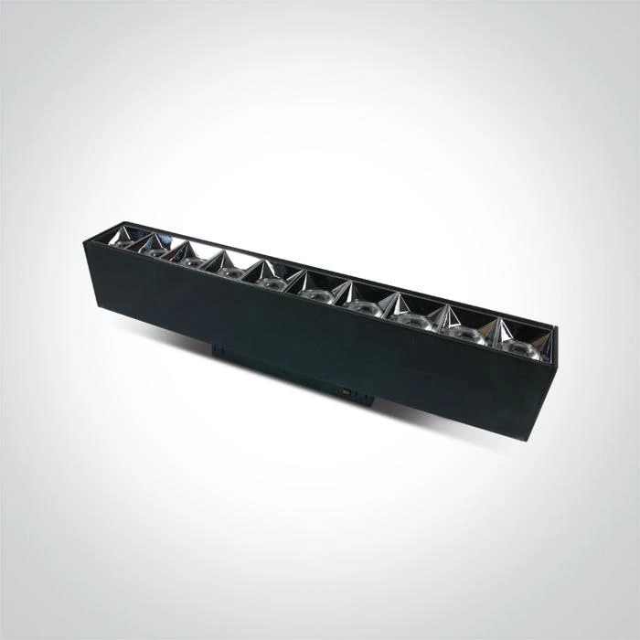22W linijinis šviestuvas į magnetines sistemas ONELIGHT MAXI, juodas, 3000K, 42102B/B/W