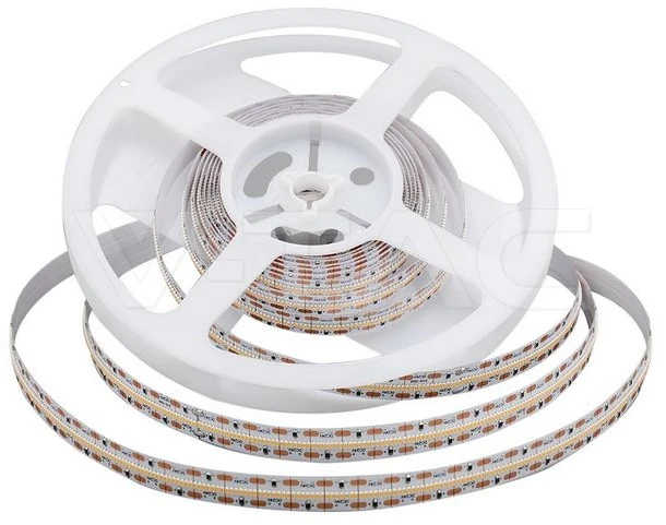 22W/m LED juosta, 700LED/m, 24V, 4000K, 5 metrų ritė