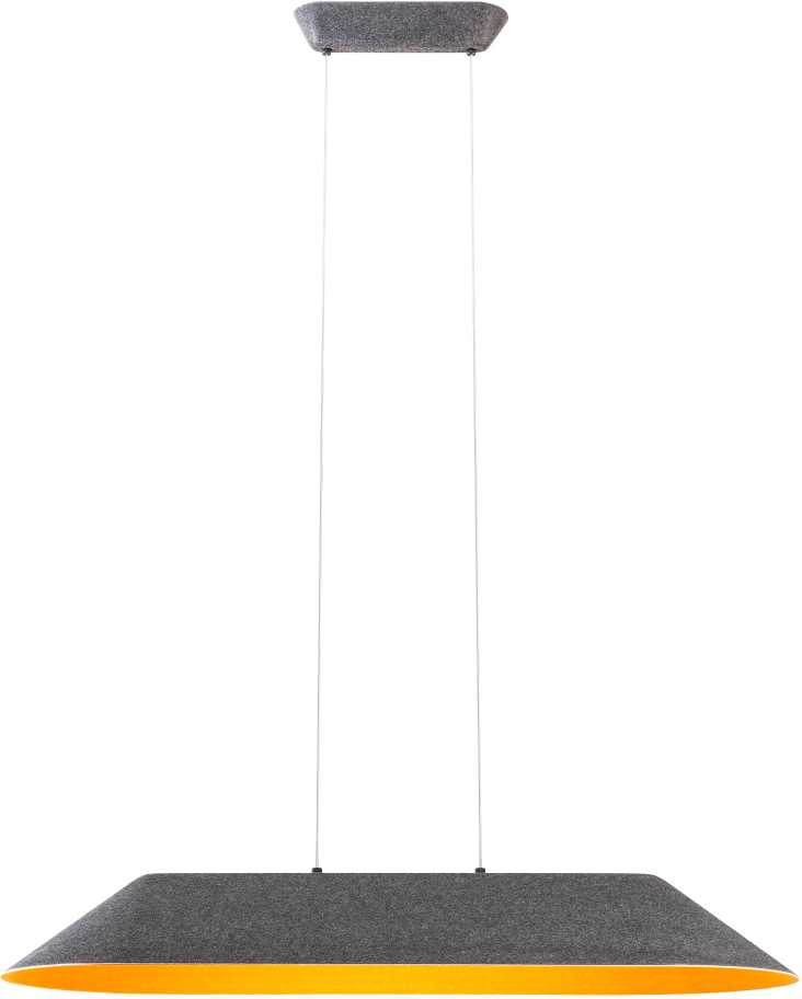 23,5W LED pakabinamas šviestuvas AKIRA, tamsiai pilkos/oranžinės sp., 3000K, 01-3531