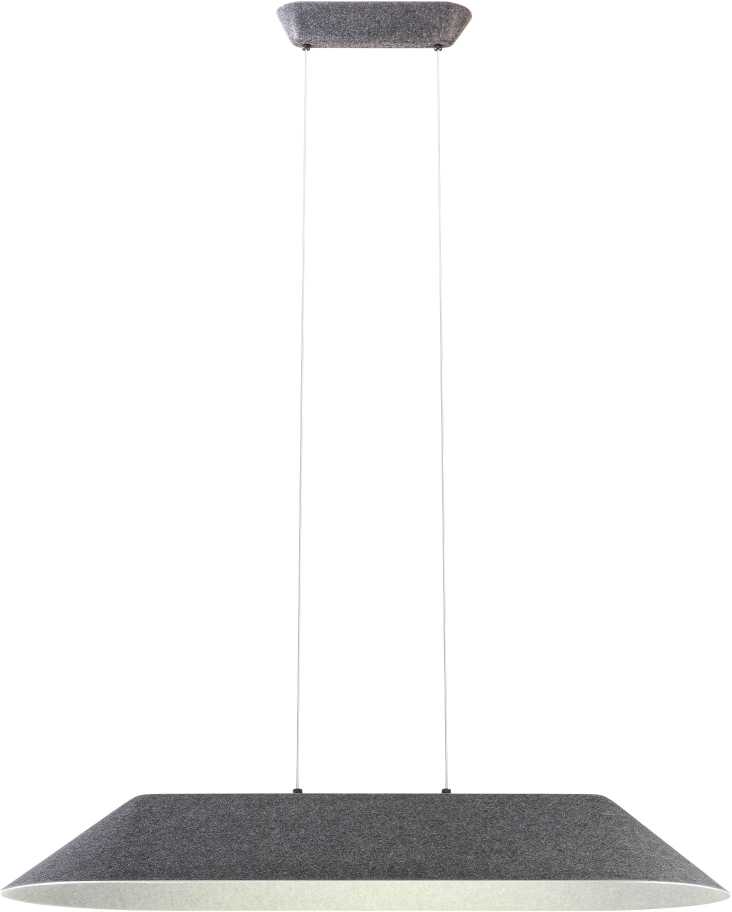 23,5W LED pakabinamas šviestuvas AKIRA, tamsiai pilkas, 2700K, 01-4106
