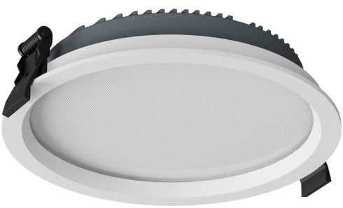 23W LED įleidžiamas šviestuvas XEVO ROUND, matinės baltos sp., 3000/4000/6000K