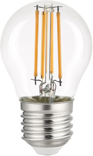 2,3W LED lemputė, skaidri, E27, 4000K