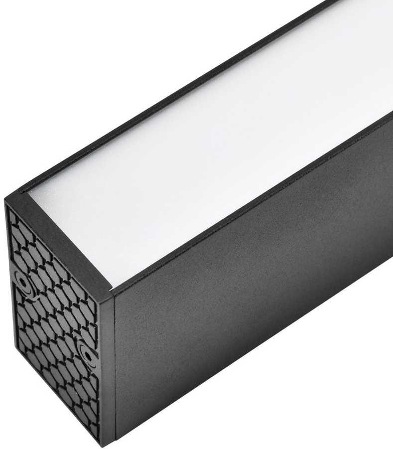 23W LED linijinis šviestuvas LORIEN, 120cm, juodas, 4000K