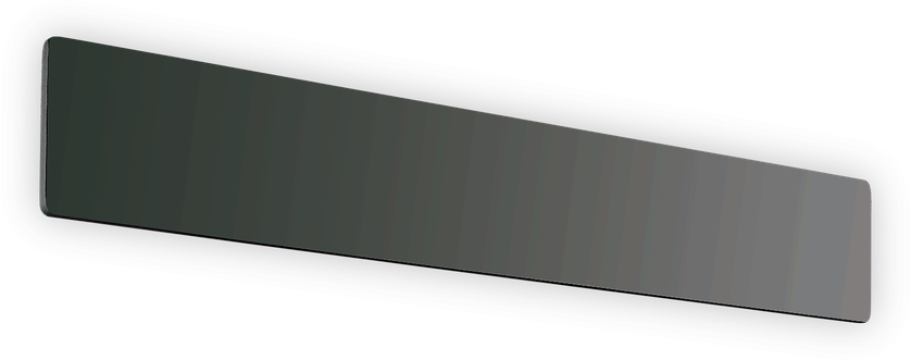 23W LED sieninis šviestuvas ZIG ZAG, juodas, 4000K, skirtas netiesioginiam apšvietimui, 369457