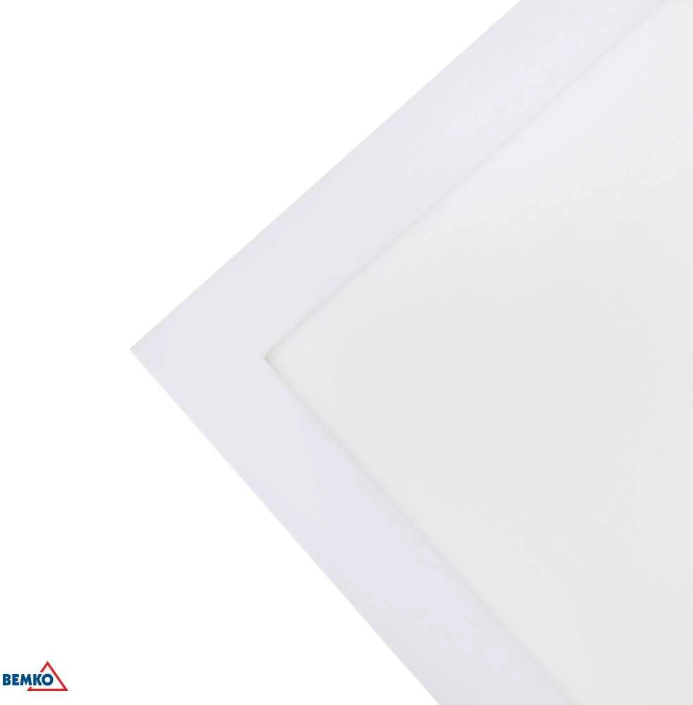 Bemko 24-34W LED paviršinė panelė GRANDER, balta, 3000K/4000K/6500K, IP44