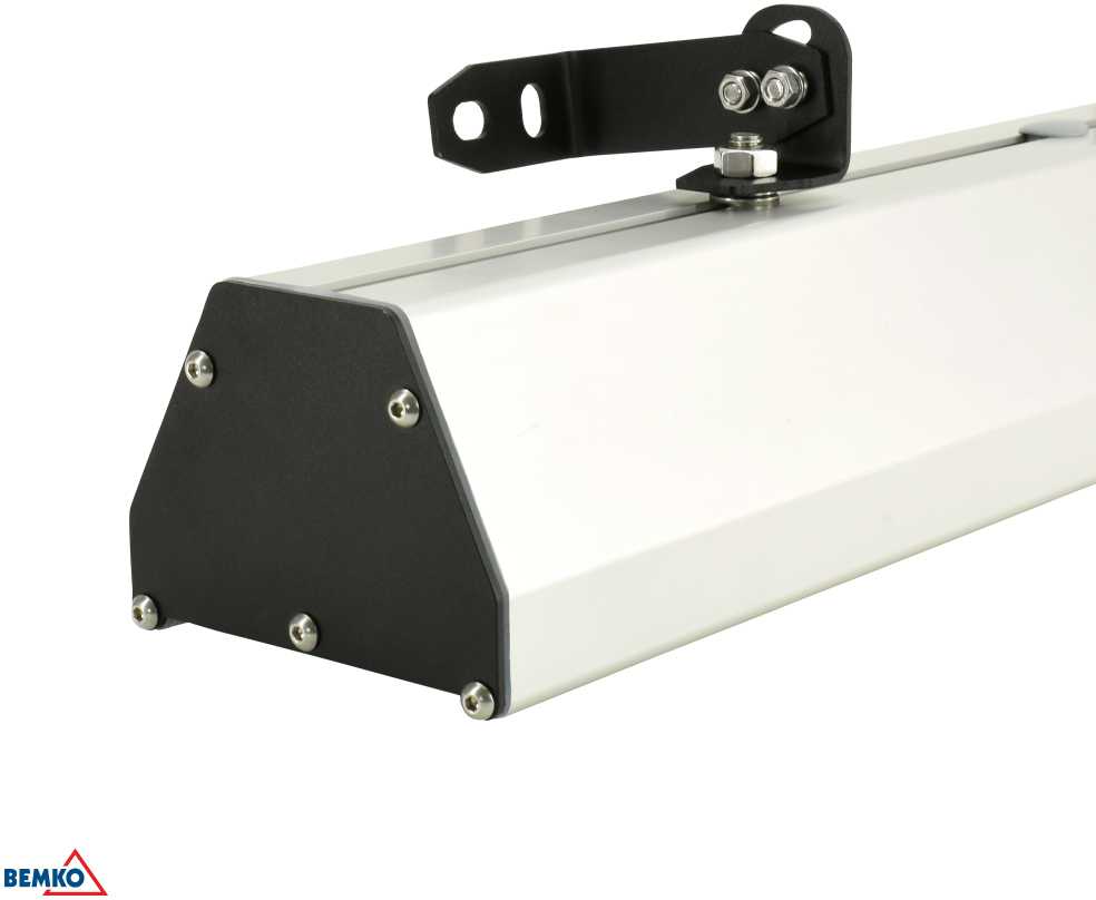 240W LED linijinis pramoninis šviestuvas MASTER PROFESSIONAL, anoduoto aliuminio sp., 4000K, IP65