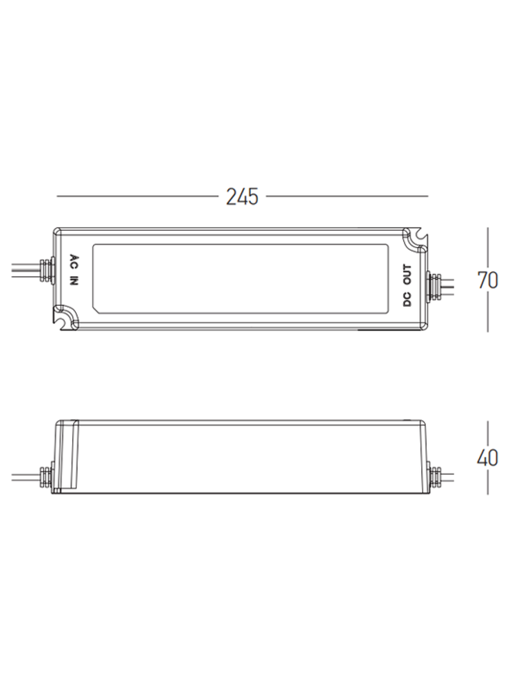 240W LED maitinimo šaltinis, baltas, 48V, IP20, BLUETOOTH, 25482