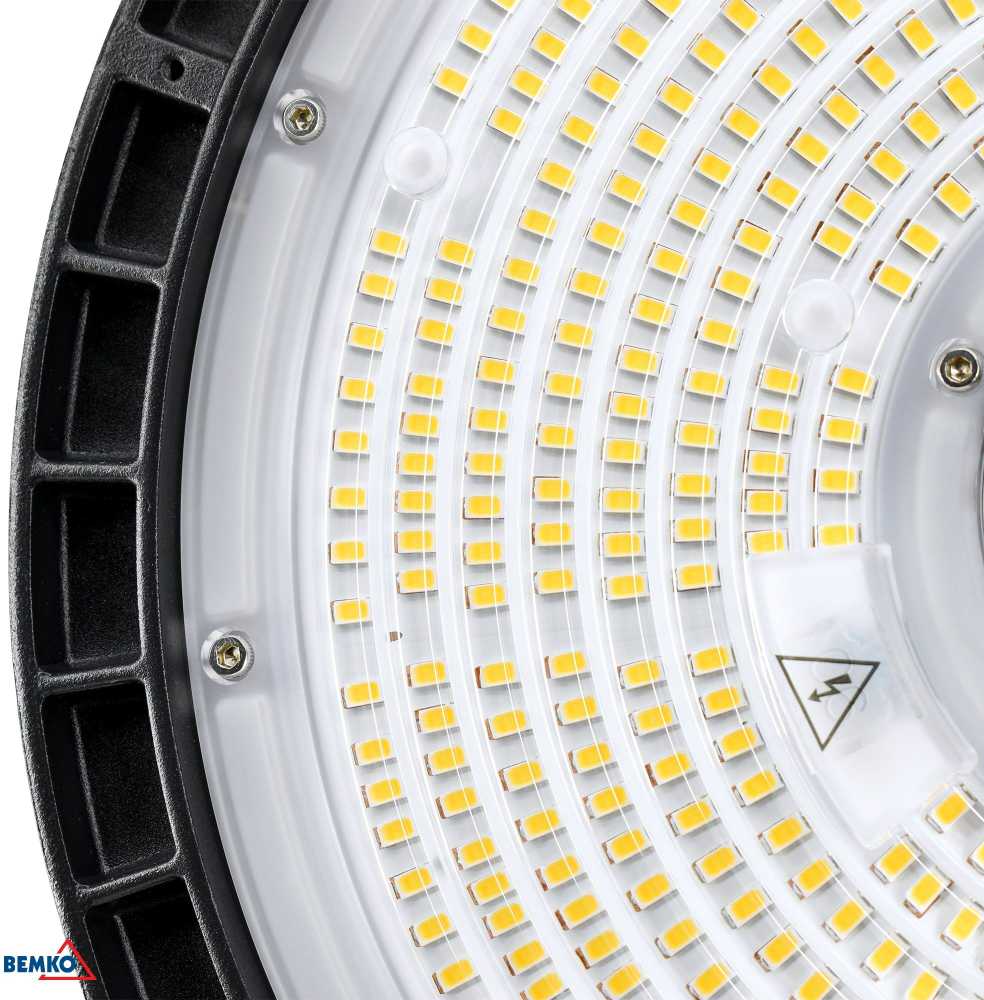 Bemko 240W LED UFO šviestuvas PARIT, juodas, 4000K, IP65, 120°