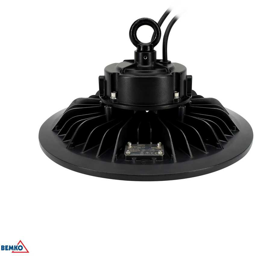 Bemko 240W LED UFO šviestuvas PARIT, juodas, 4000K, IP65, 120°