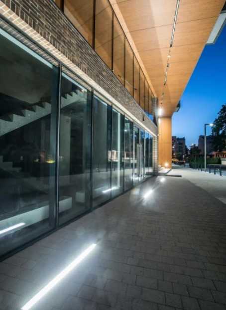 24,7W įleidžiamas į žemę fasado šviestuvas FASAD FLOOR LED, pilkas, 4000K, IP67