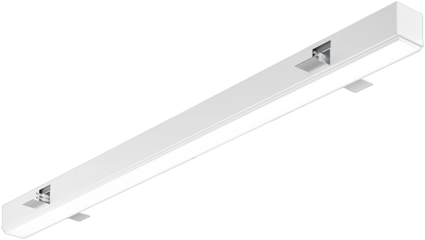 24,7W LED įleidžiamas/užglaistomas linijinis šviestuvas PATOS-LINE, baltas, 4000K