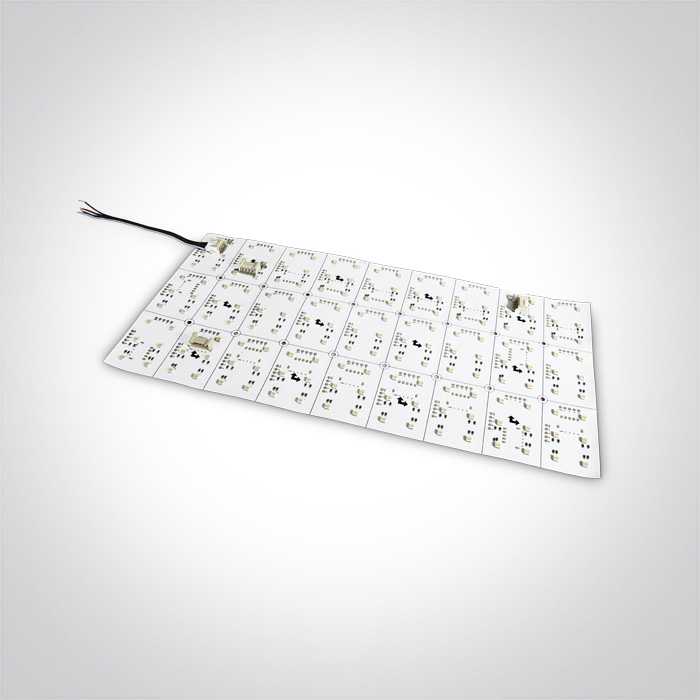 24W lanksti LED juosta, RGB+3000K, 48x24cm, 7848/RGBW