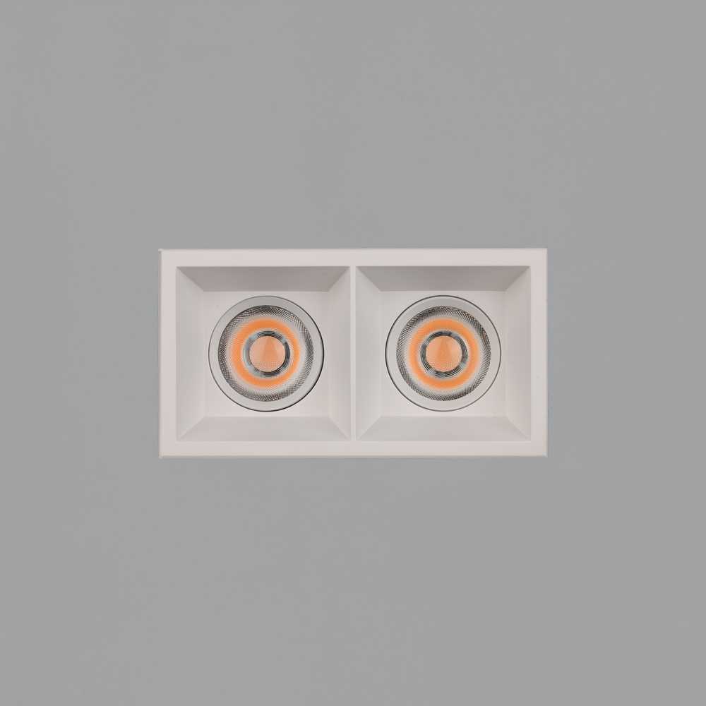 24W LED įleidžiamas šviestuvas MOVE, baltas, 2700/3000K, IP44, E3984172B
