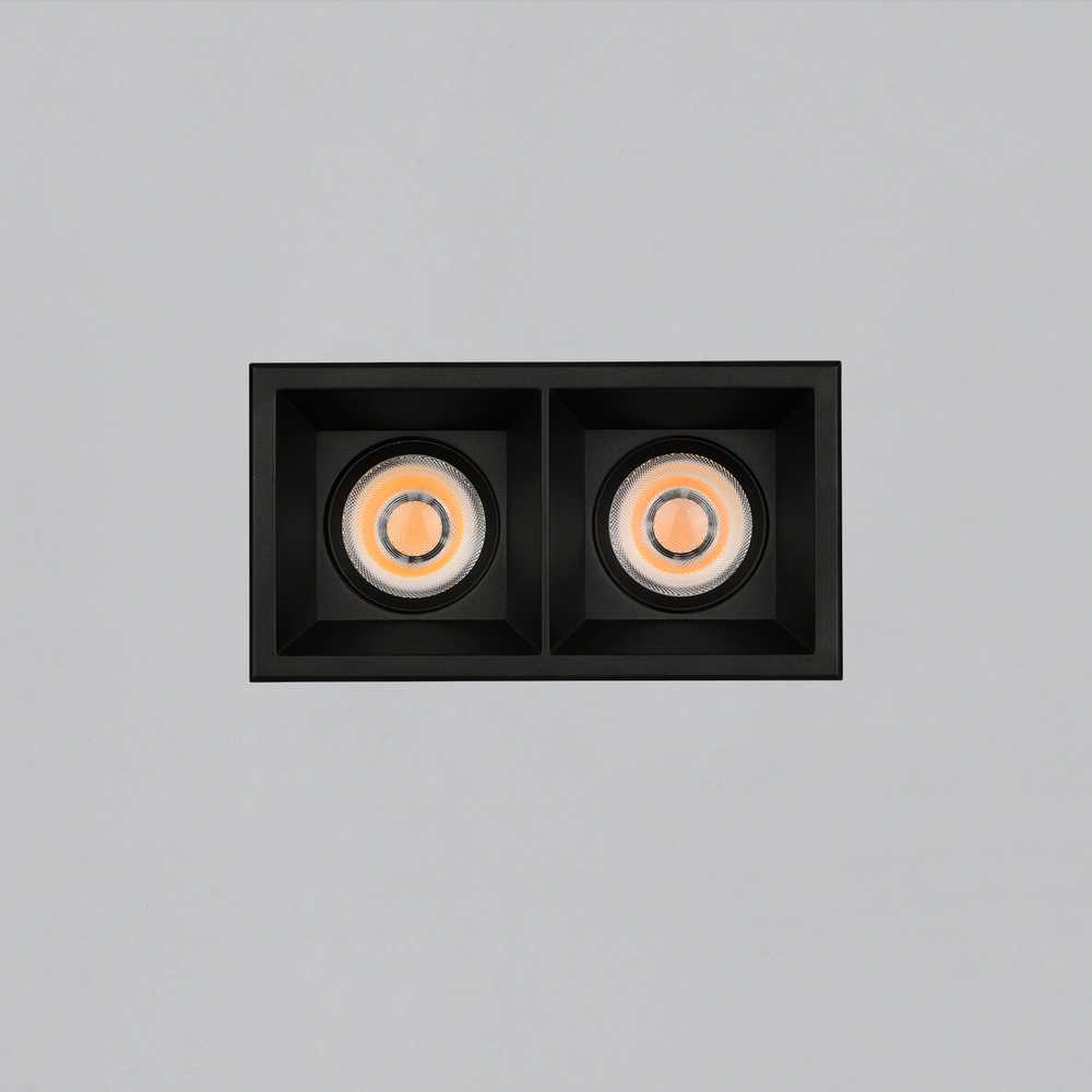 24W LED įleidžiamas šviestuvas MOVE, juodas, 2700/3000K, dimeriuojamas, IP44, E3984172NDT