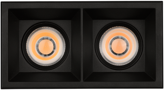 24W LED įleidžiamas šviestuvas MOVE, juodas, 2700/3000K, dimeriuojamas, IP44, E3984172NDT