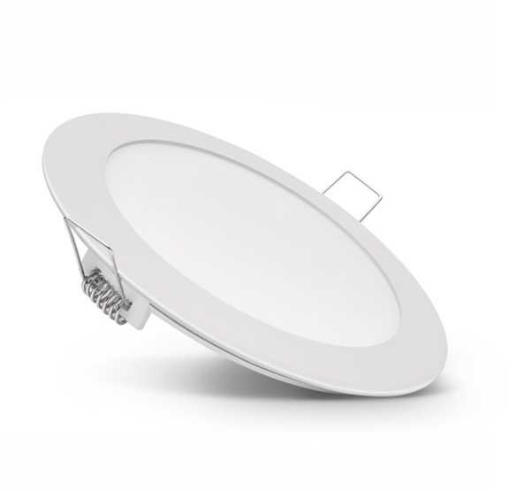 24W LED įmontuojama panelė, apvali, su maitinimo šaltiniu, (2700K) šiltai balta