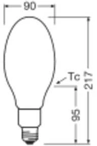 Osram 24W LED lemputė HQL, E27, baltos matinės sp., 2700K