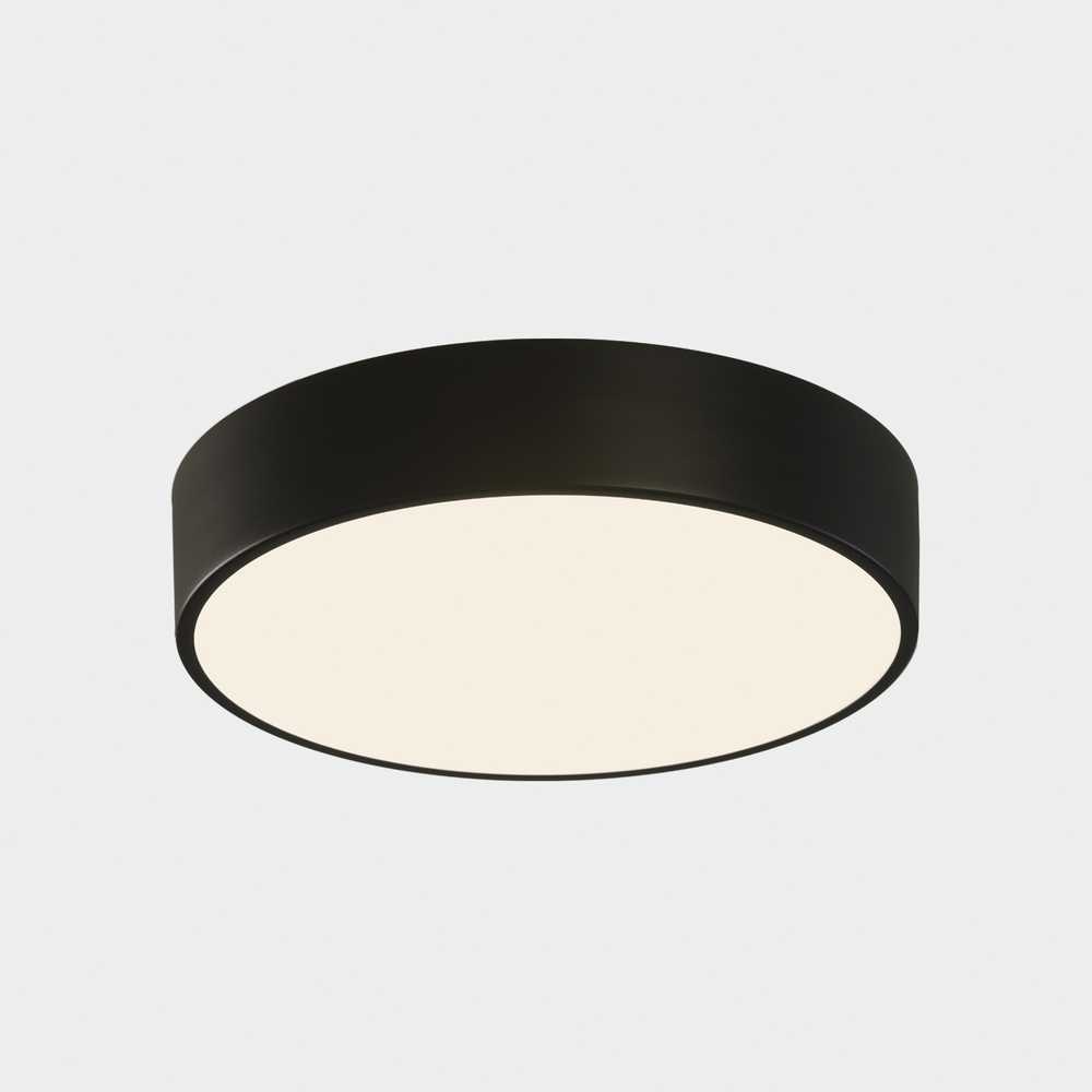 24W LED lubinis šviestuvas DINS, matinės juodos sp., 2700/3000/4000K, dimeriuojamas, IP44, P0395272NLDT