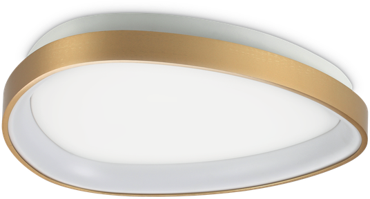 24W LED lubinis šviestuvas GEMINI, žalvario sp., 4000K, 372051