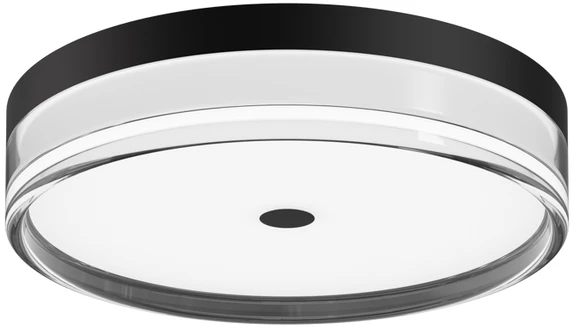 24W LED lubinis šviestuvas MOLINO, juodas, 3000/4000/6000K, IP40