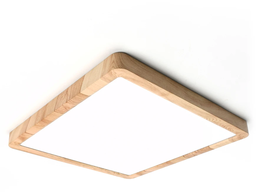 24W LED lubinis šviestuvas OLBIS, medžio/baltos sp., 2800/4000/6000K, IP44
