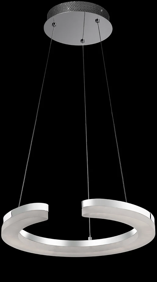24W LED pakabinamas šviestuvas BLUNDER, chromo sp., 3000K