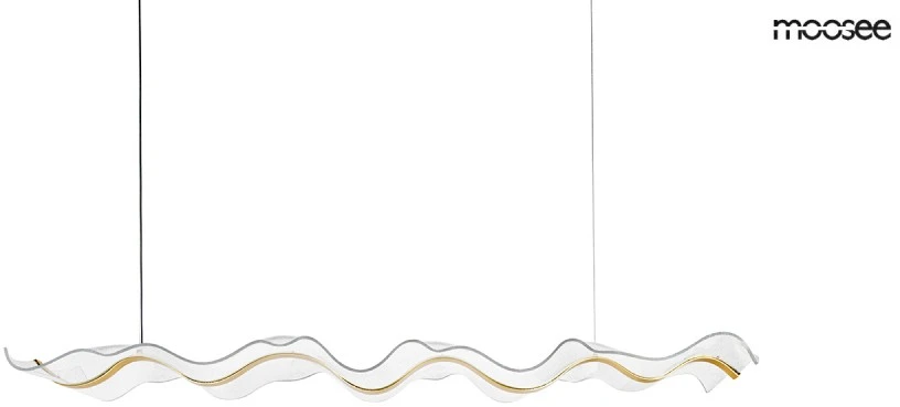 24W LED pakabinamas šviestuvas BREATH 120, aukso sp., 3000K