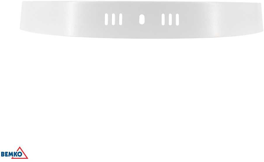 Bemko 24W LED paviršinė panelė TALAR SLR, balta, 4000K