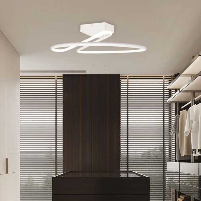 Lubinis šviestuvas V-tac 24W LED paviršinis šviestuvas, baltas, 4000K