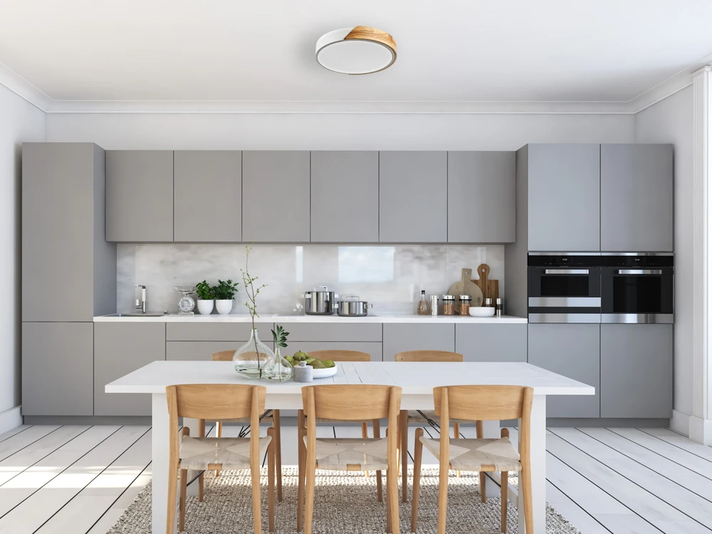 Lubinis šviestuvas 24W LED paviršinis šviestuvas NASTRO, medžio/baltos sp., 3000K