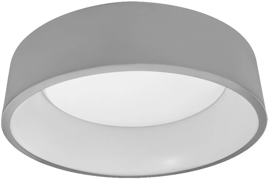 Lubinis šviestuvas Osram 24W LED paviršinis šviestuvas SMART+ MATTER, pilkas, 3000/6500K, dimeriuojamas
