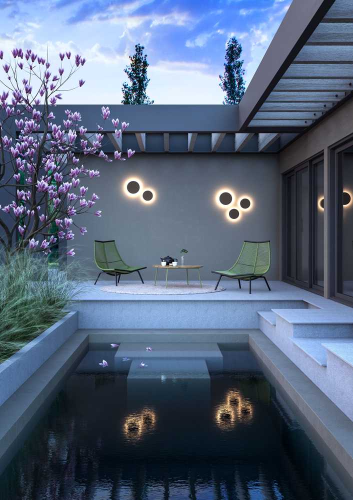 Sieninis šviestuvas 24W LED sieninis lauko šviestuvas TANIT, rūdžių sp., 3000K, IP54, 90551