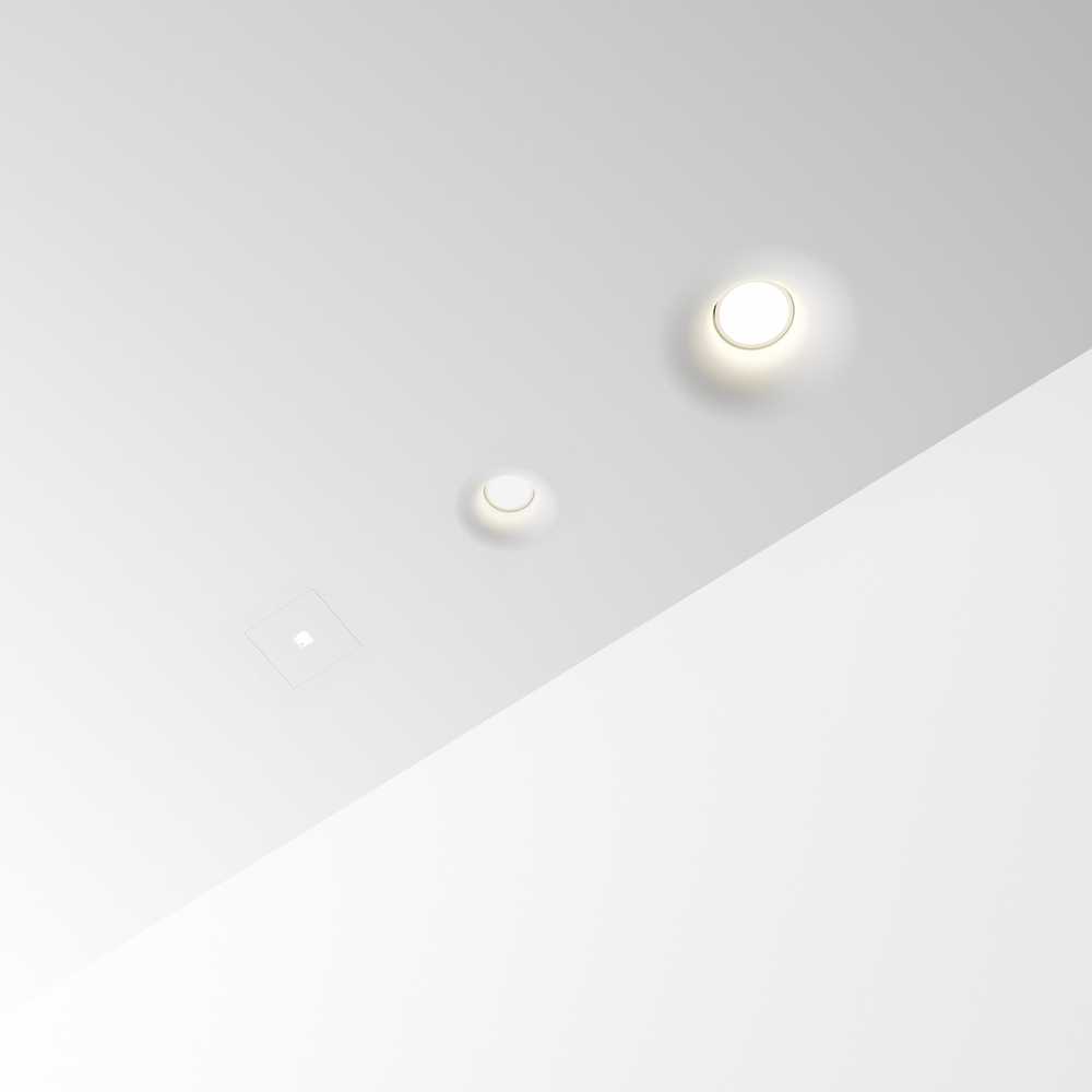 24W LED užglaistomas šviestuvas ZEPHYR, baltas, 3000K, 361307